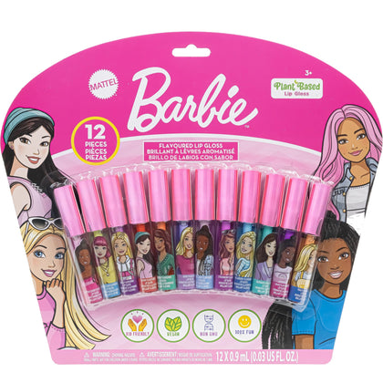 Townley Girl Barbie Lip Gloss Set 12-Piece front view