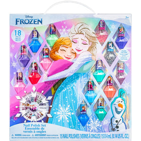 Townley Girl Disney Frozen Nail Polish Set with 15 colourful bottles