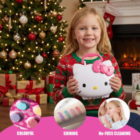 Townley Girl Hello Kitty Face Makeup Vanity Set displayed on a table