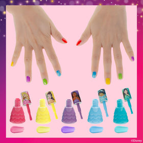 Townley Girl nail polish bottles in vibrant shades on a table