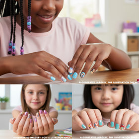 Townley Girl press-on nails in a vibrant packaging