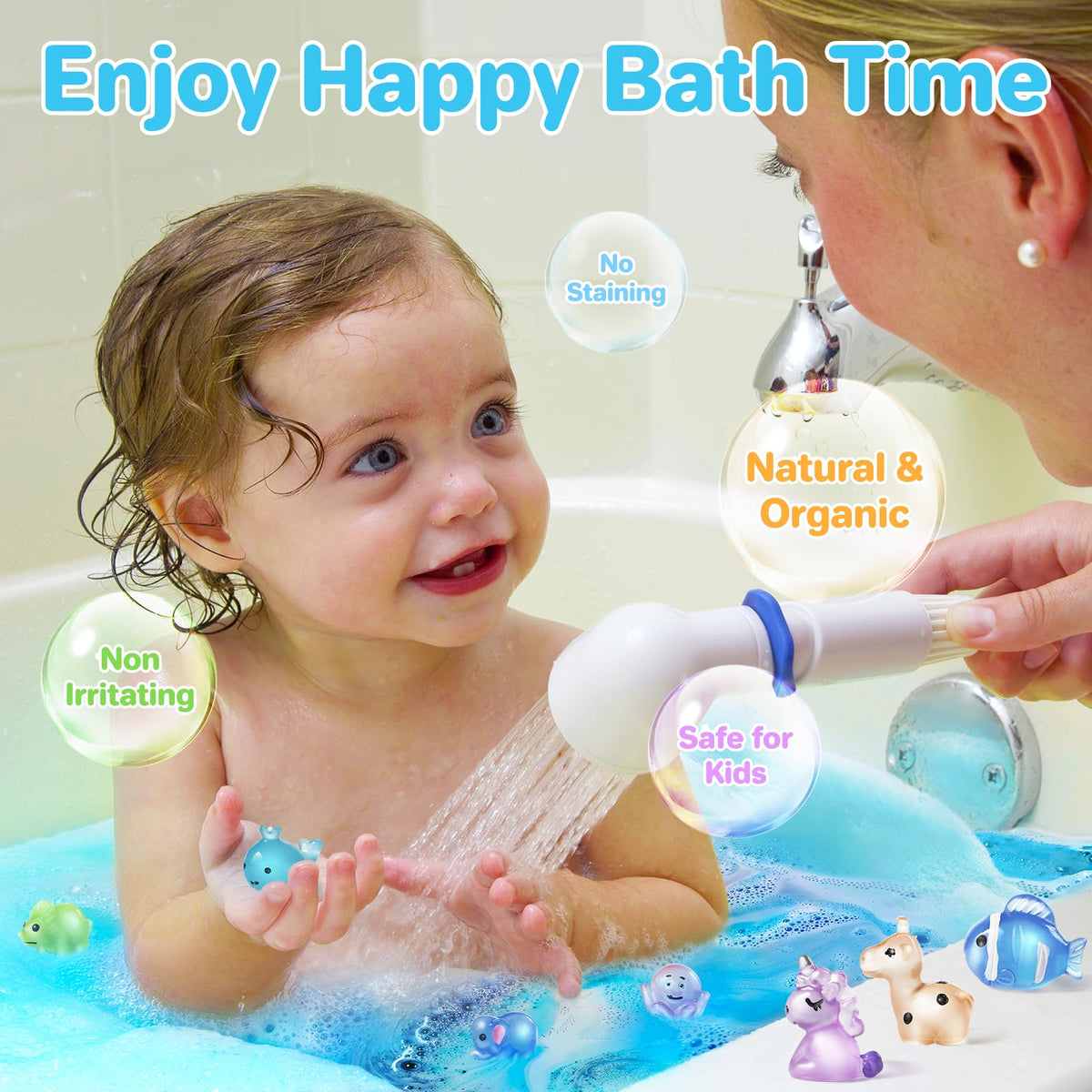 Toy storage box included with JOFEI bath bombs