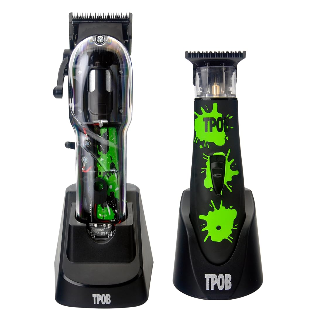TPOB Clipper and Trimmer Box Set front view with black design