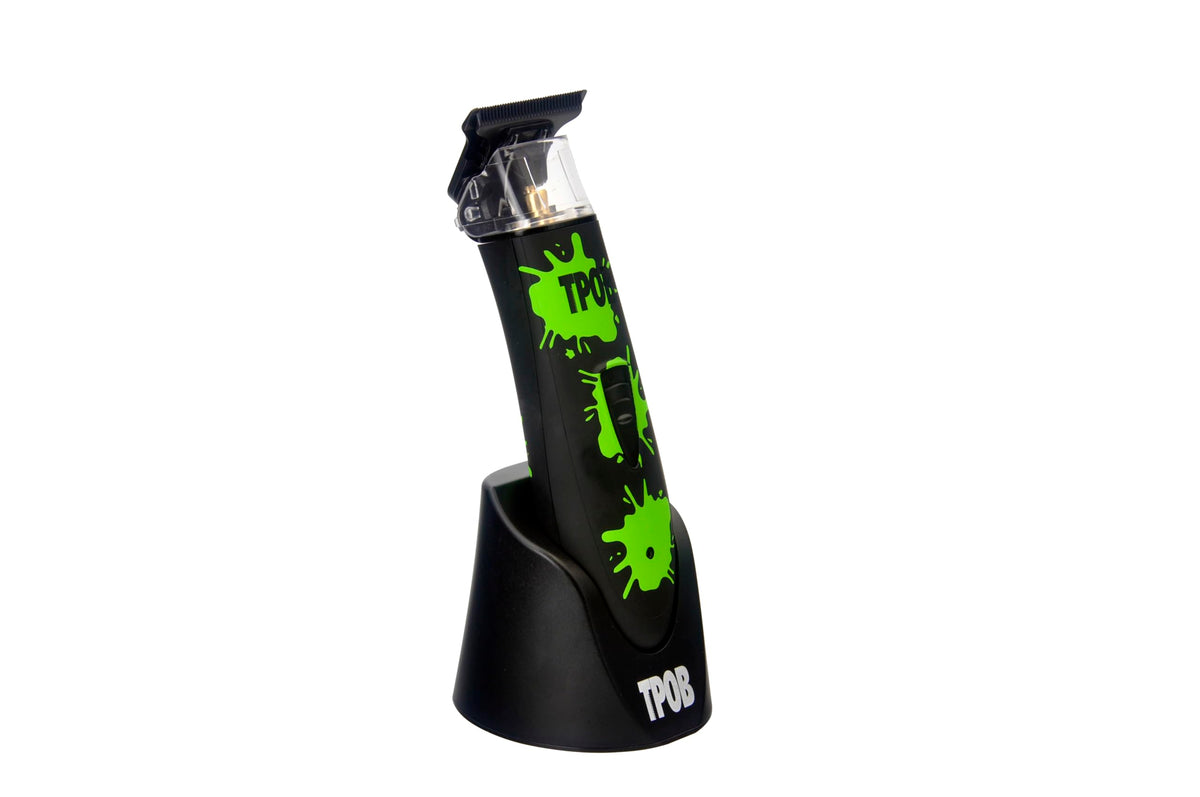 TPOB Clipper in use on hair with professional finish