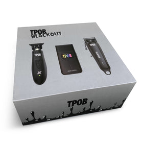 TPOB ergonomic hair clippers with steel blades