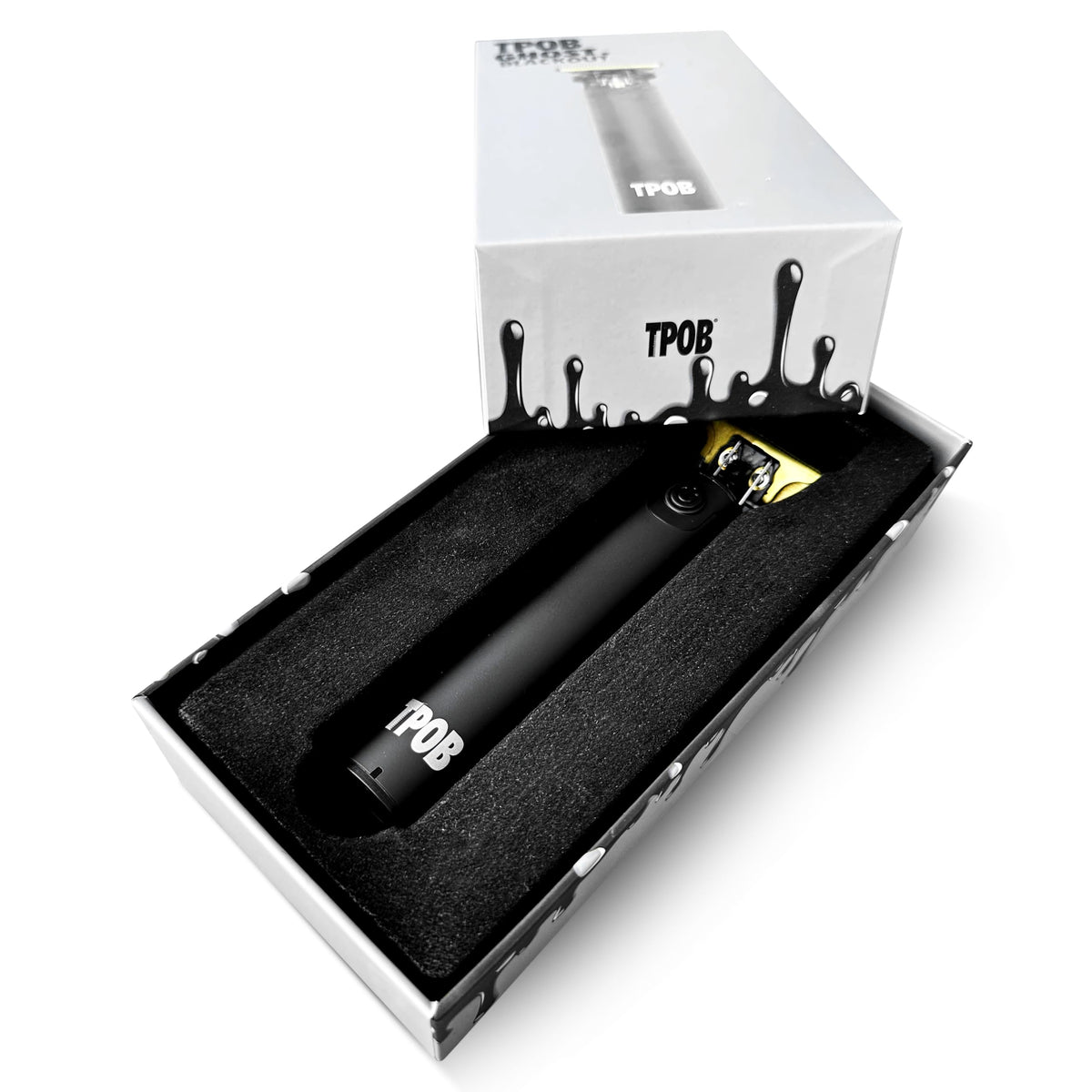 TPOB Ghost Beard Trimmer with colour-coded guide combs