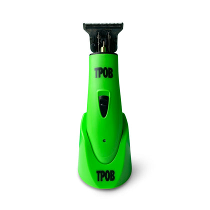 TPOB Ghost X Beard Trimmer front view with ergonomic design