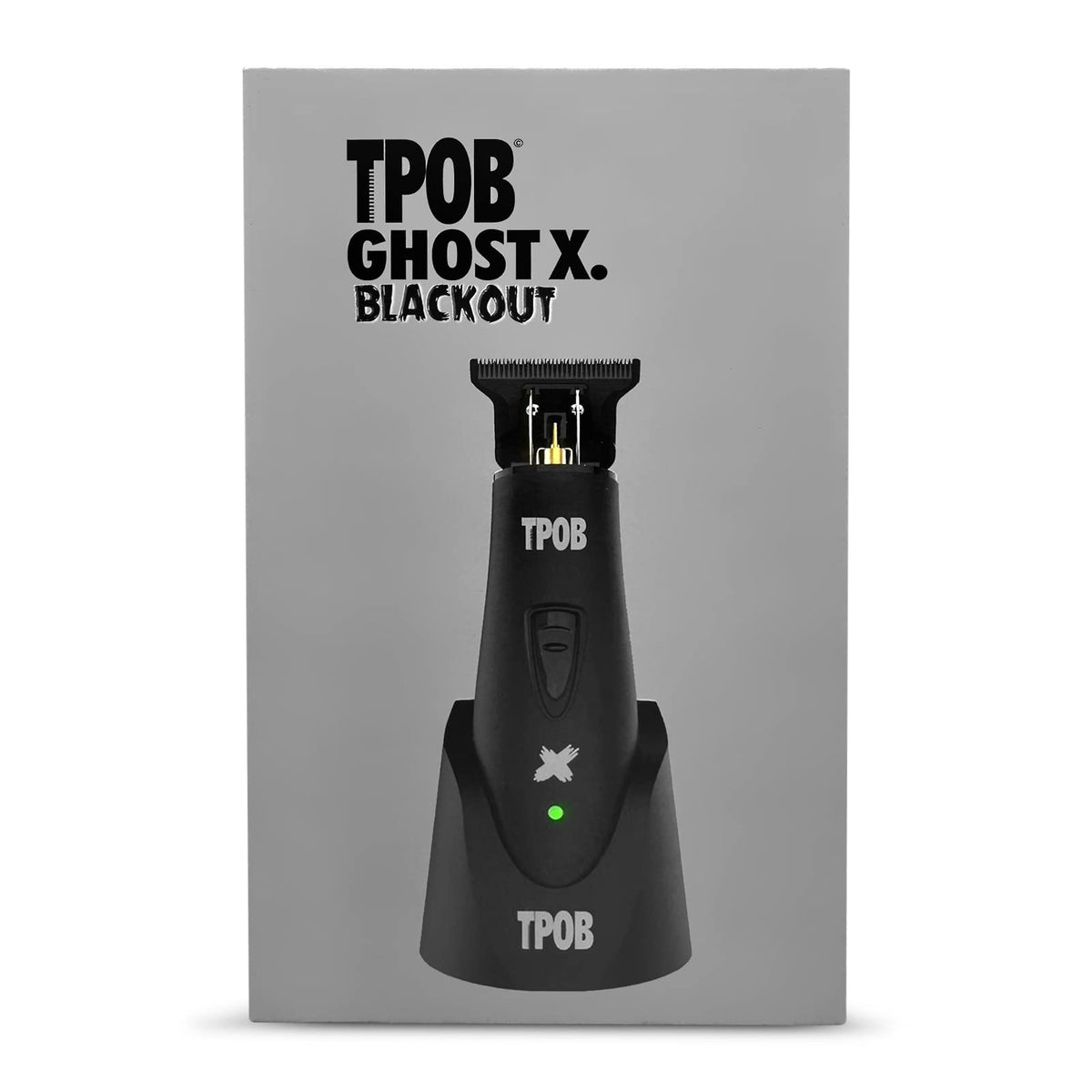 TPOB Ghost X Beard Trimmer in use during a haircut