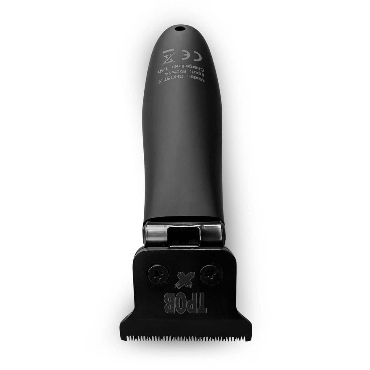 TPOB Ghost X Beard Trimmer with DLC blades close-up