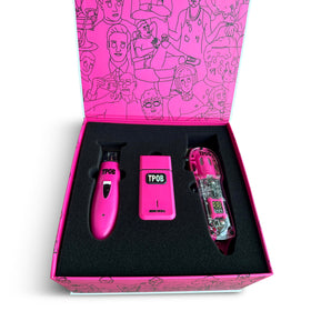 TPOB Hair Clippers ergonomic design with matte case