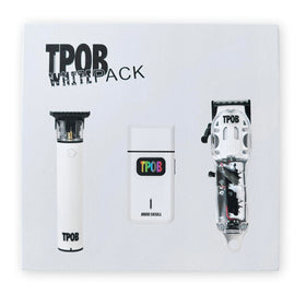 TPOB Hair Clippers Matte White packaging