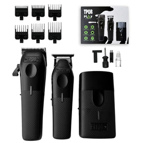 TPOB Play Barber Hair Clippers black model front view