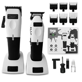 TPOB Play Barber Hair Clippers front view in white