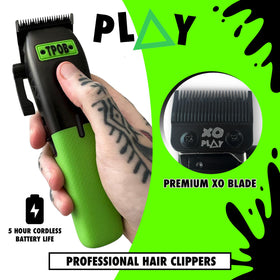 TPOB Play Barber Hair Clippers side view showing blade