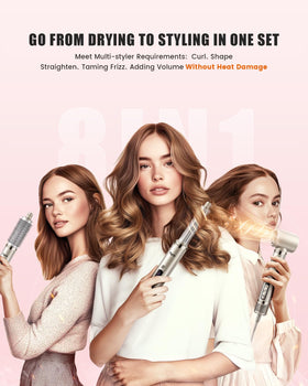 Tqcir Hot Air Styler with auto-wrap curlers