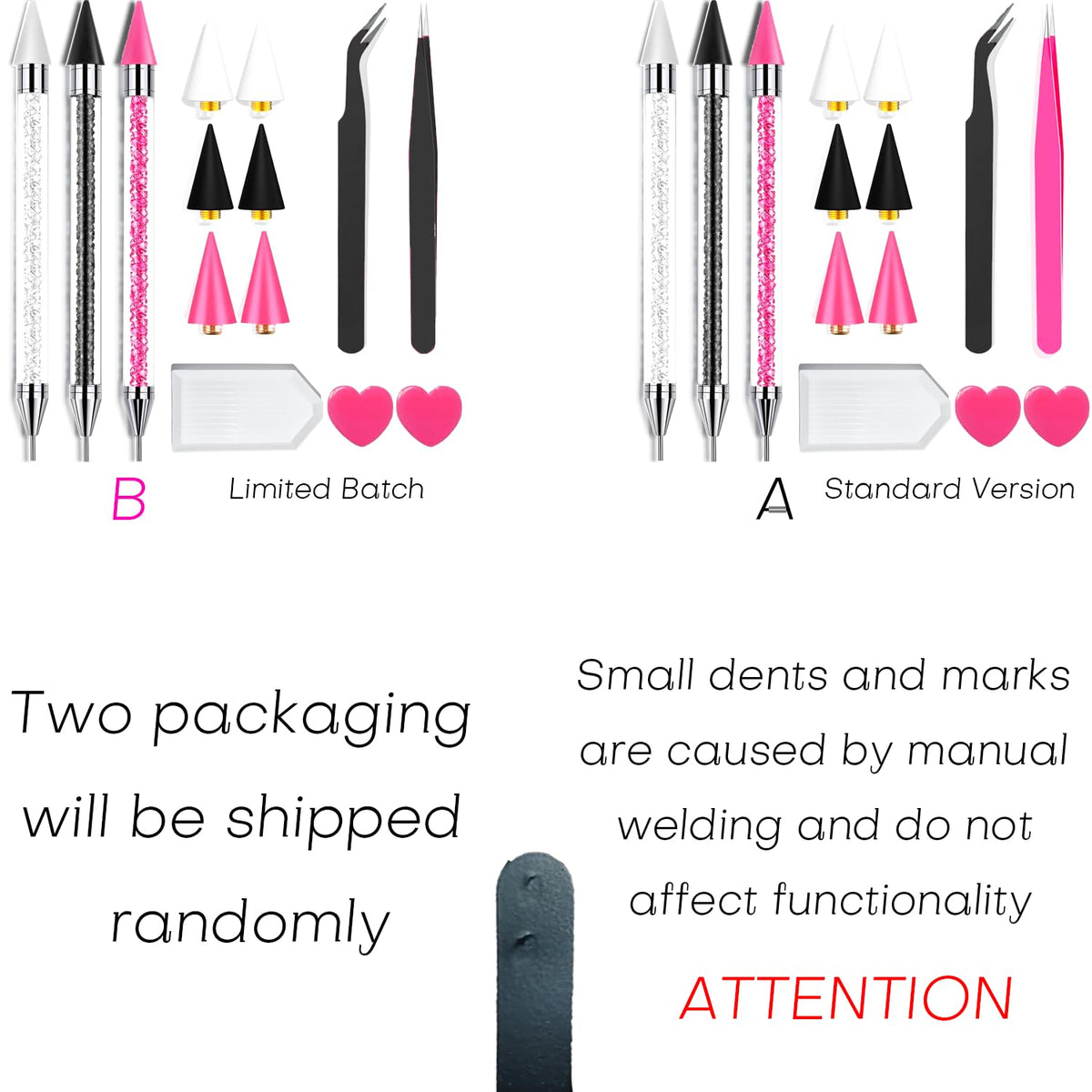 Transparent acrylic handle of Yaoociy rhinestone picker tool