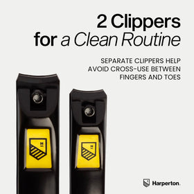 Travel pouch for Harperton Nail Clippers set with zippered closure