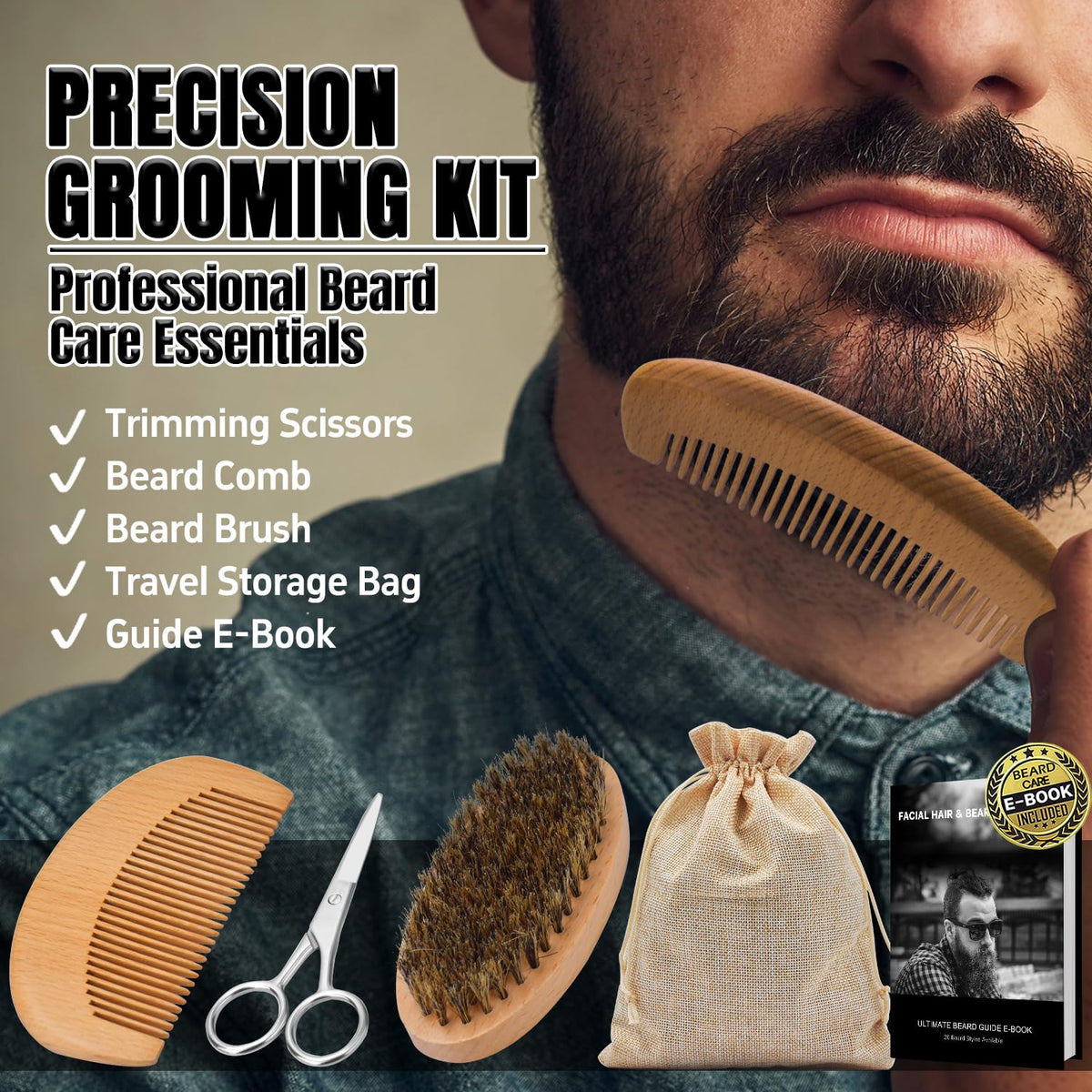 Travel storage bag for XIKEZAN grooming tools
