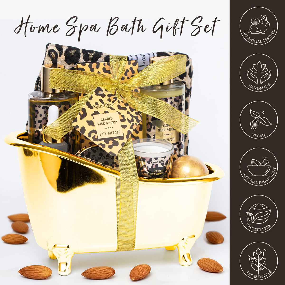 Travel toiletry bag included in the spa gift basket