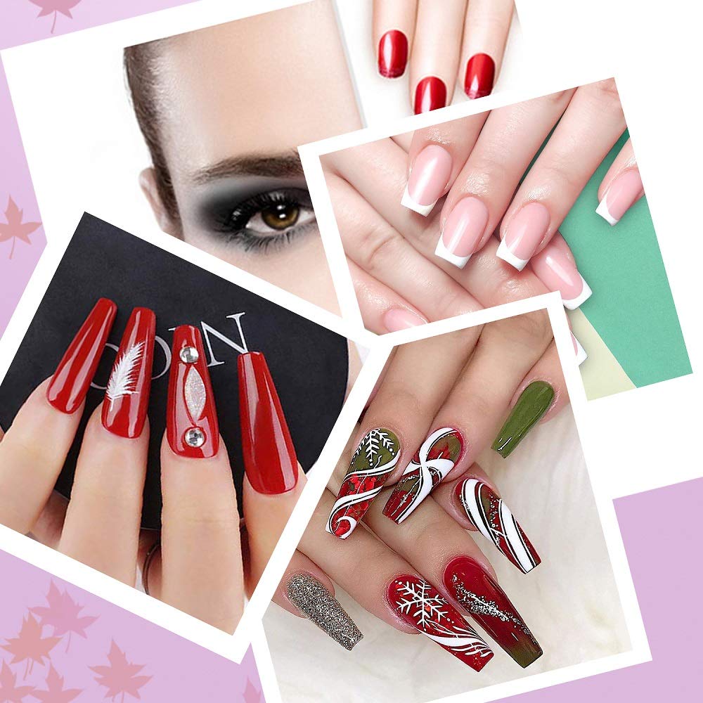 Treamlyn clear nail swatch sticks with colour samples