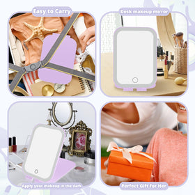 TREASO Travel Makeup Mirror elegantly packaged for gifting