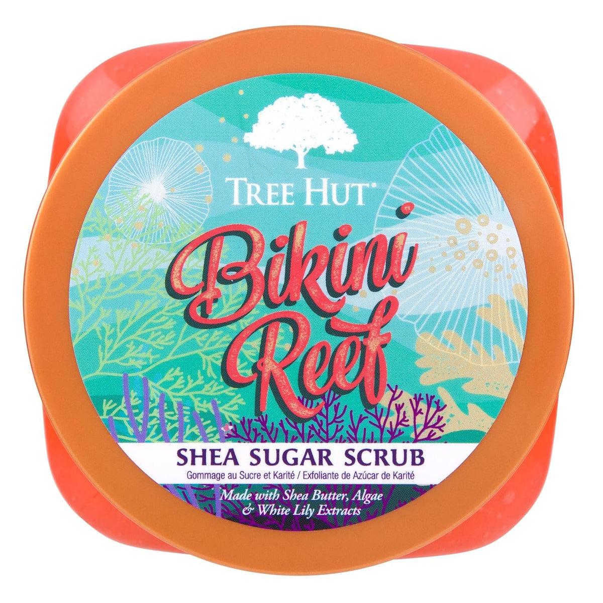 Tree Hut Bikini Reef Body Scrub 18 Oz showing texture and consistency