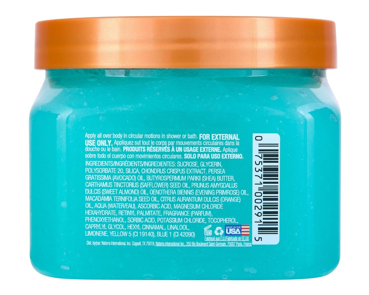 Tree Hut Blue Lagoon Body Scrub 18 Oz with natural ingredients