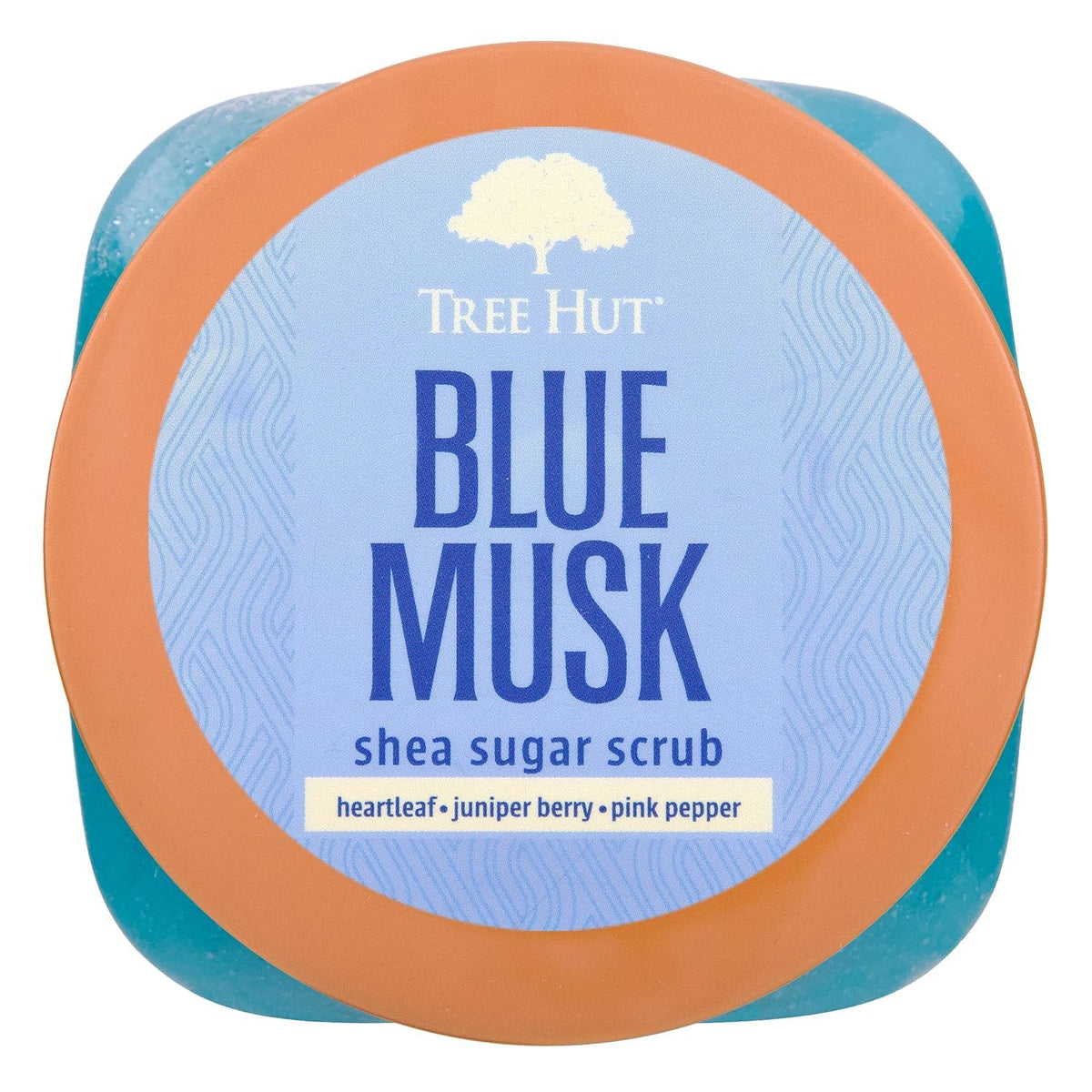 Tree Hut Blue Musk Body Scrub texture close-up