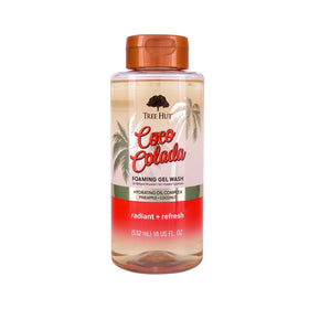 Tree Hut Coco Colada Foaming Body Wash front view 18 Fl Oz