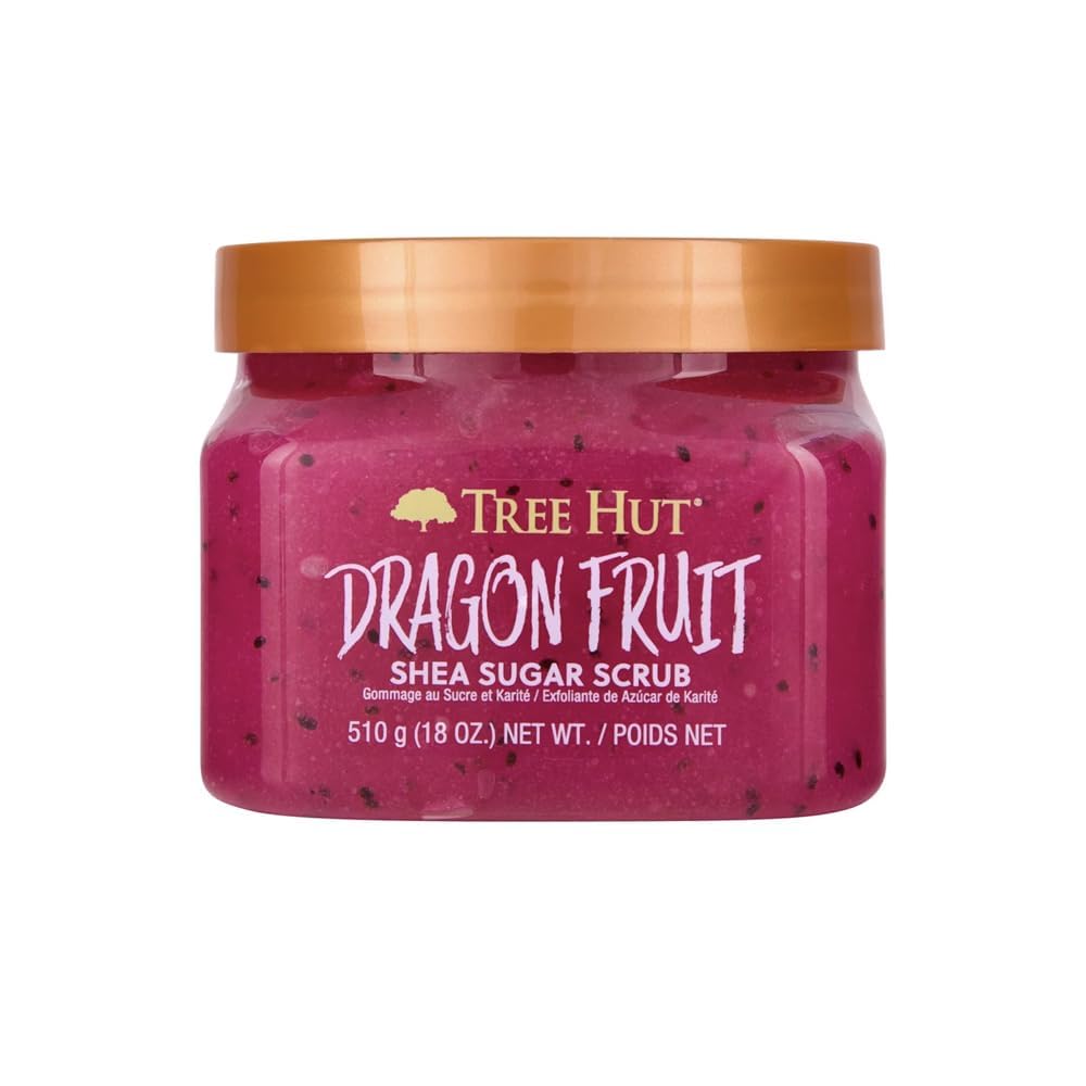 Tree Hut Dragon Fruit Body Scrub 18 Oz front view
