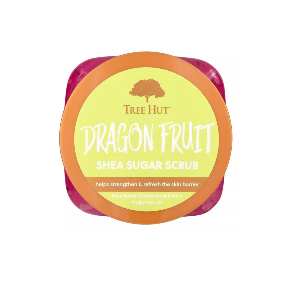 Tree Hut Dragon Fruit Body Scrub 18 Oz packaging