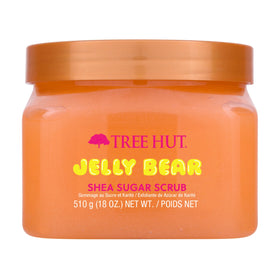 Tree Hut Jelly Bear Body Scrub 18 Oz front view with packaging