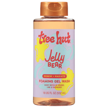 Tree Hut Jelly Bear Foaming Body Wash front view 18 Fl Oz
