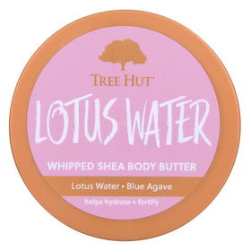 Tree Hut Lotus Water Whipped Body Butter 8.4 Oz packaging