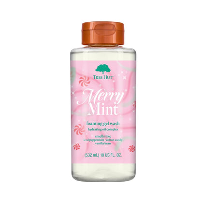 Tree Hut Merry Mint Foaming Body Wash 18 Fl Oz front view