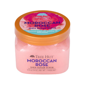 Tree Hut Moroccan Rose Body Scrub with natural ingredients