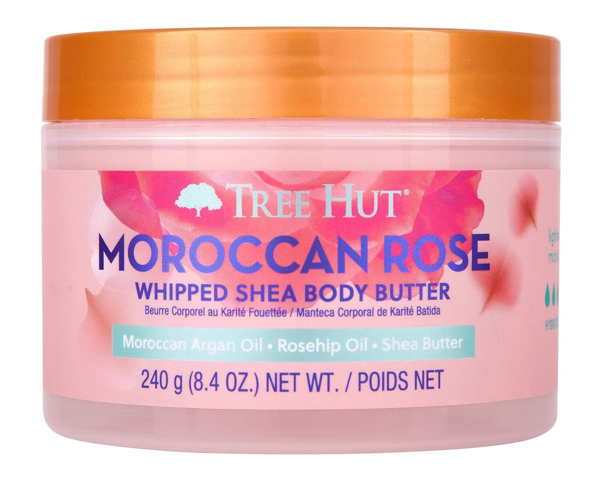 Tree Hut Moroccan Rose Whipped Body Butter 8.4 Oz front view