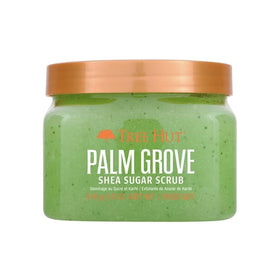 Tree Hut Palm Grove Body Scrub 18 Oz front view with packaging