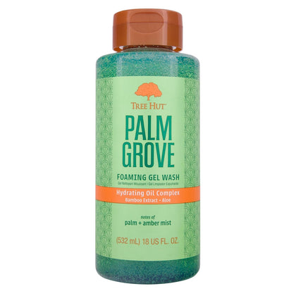 Tree Hut Palm Grove Foaming Body Wash 18 Fl Oz front view