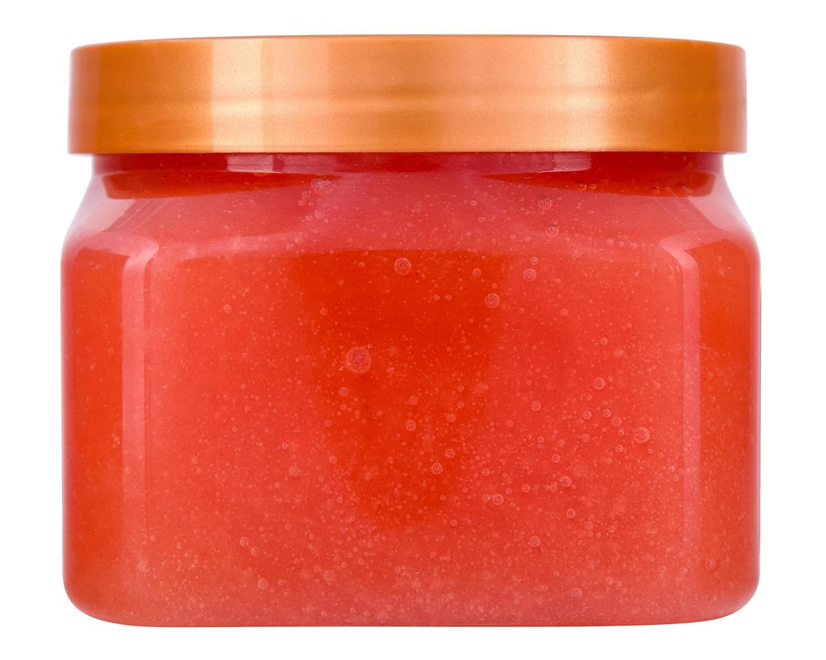 Tree Hut Peach Sorbet Body Scrub texture close-up