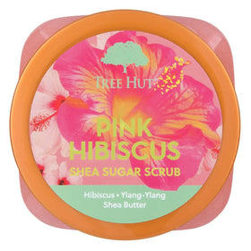 Tree Hut Pink Hibiscus Body Scrub 18 Oz packaging