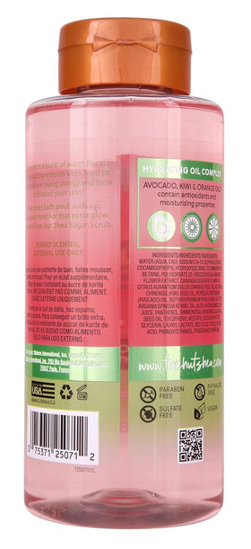 Tree Hut Pink Hibiscus Foaming Body Wash 18 Fl Oz back view