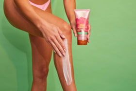 Tree Hut Pink Hibiscus Moisturizing Body Lotion back view