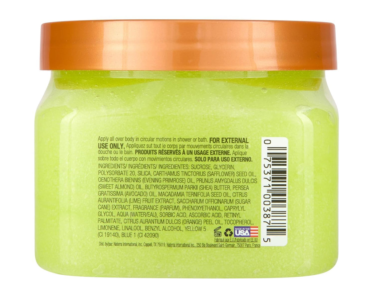 Tree Hut Rainbow Sherbet Body Scrub 18 Oz application on skin