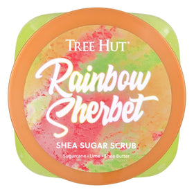 Tree Hut Rainbow Sherbet Body Scrub 18 Oz packaging