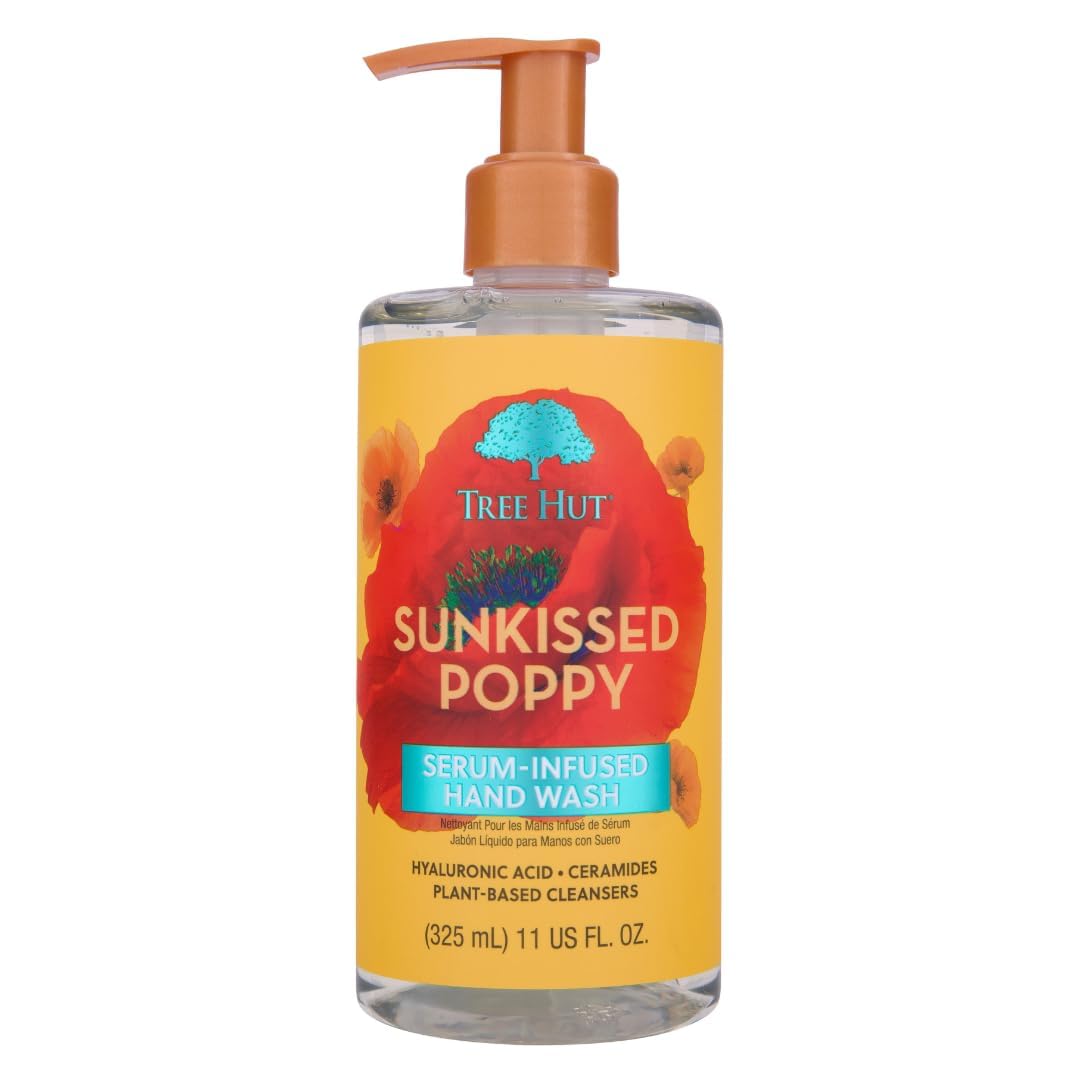 Tree Hut Sunkissed Poppy Hand Wash 11 Fl Oz front view