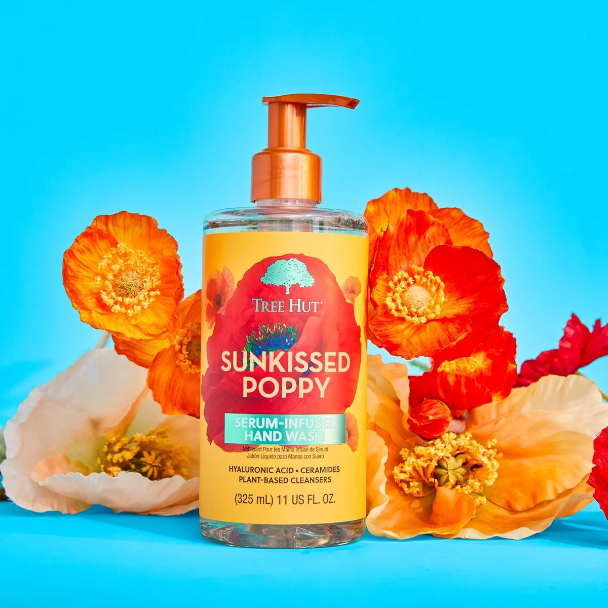 Tree Hut Sunkissed Poppy Hand Wash packaging details
