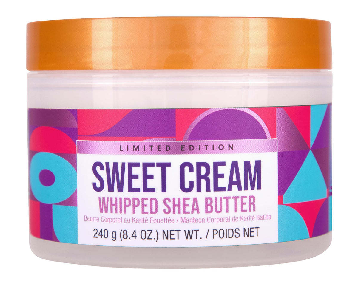 Tree Hut Sweet Cream Whipped Shea Body Butter front view with packaging