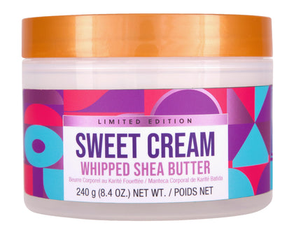 Tree Hut Sweet Cream Whipped Shea Body Butter front view with packaging