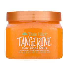 Tree Hut Tangerine Body Scrub 18 Oz front view with packaging